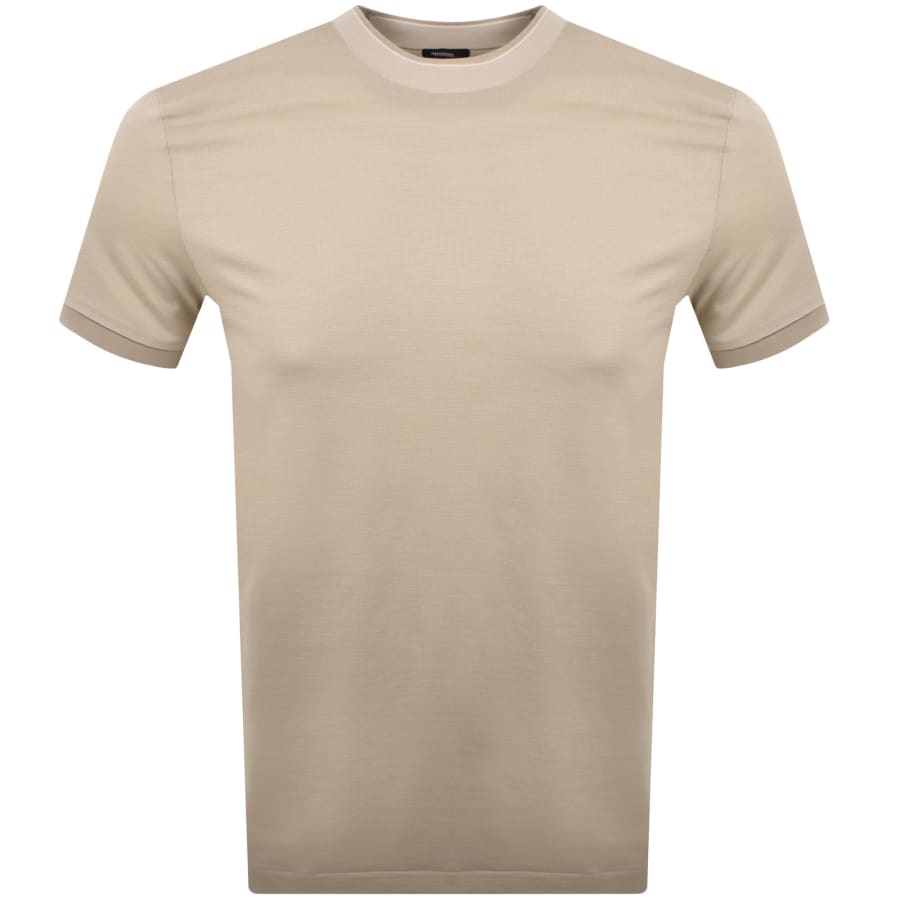 BOSS H Tessler 145 T Shirt Beige | Mainline Menswear United